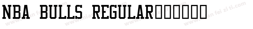 NBA Bulls Regular字体转换